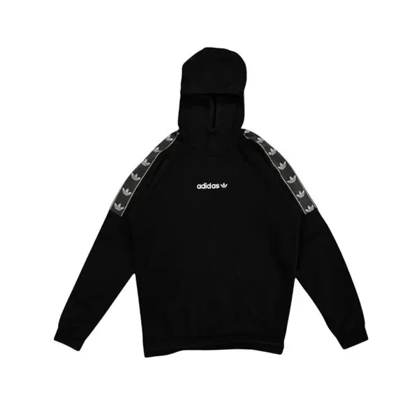adidas Shirts Adidas Originals Black Hoodie W Trefoil Logo